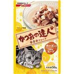 （まとめ）日清ペットフード かつお達人R TP12チーズ50g （猫用・フード）【ペット用品】【×48 セット】