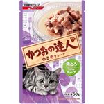 （まとめ）日清ペットフード かつお達人R TP10角とろ50g （猫用・フード）【ペット用品】【×48 セット】