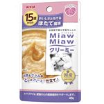 （まとめ）アイシア 15歳からのMMクリーミー ほたて風味40g （猫用・フード）【ペット用品】【×48 セット】