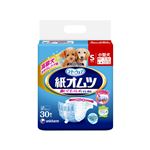 （まとめ）ペット用紙オムツ Sサイズ 30枚【×8セット】【ペット用品・犬用】