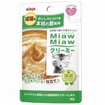 （まとめ）MiawMiawクリーミー 本枯れ節風味 40g【×48セット】【ペット用品・猫用フード】