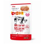 （まとめ）MiawMiawジューシー あじわいまぐろ 70g【×96セット】【ペット用品・猫用フード】