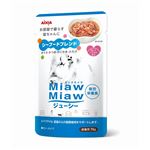 （まとめ）MiawMiawジューシー シーフードブレンド 70g【×96セット】【ペット用品・猫用フード】