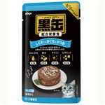 （まとめ）黒缶パウチ しらす入りまぐろとかつお 70g【×96セット】【ペット用品・猫用フード】