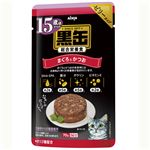 （まとめ）15歳からの黒缶パウチ まぐろとかつお 70g【×96セット】【ペット用品・猫用フード】