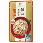 （まとめ）金缶芳醇パウチ ささみ入りまぐろ 60g【×96セット】【ペット用品・猫用フード】