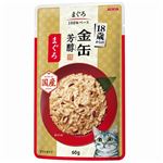 （まとめ）金缶芳醇パウチ 18歳からのまぐろ 60g【×96セット】【ペット用品・猫用フード】