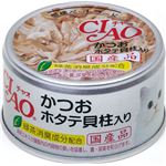 （まとめ）CIAO ホワイティ かつお ホタテ貝柱入り 85g A-84【×48セット】【ペット用品・猫用フード】