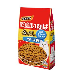 （まとめ）金のだしドライ かつおだし味 1kg（500g×2袋） P-91【×10セット】【ペット用品・猫用フード】