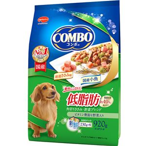 （まとめ）コンボ ドッグ 低脂肪 角切りささみ・野菜ブレンド 920g【×12セット】【ペット用品・犬用フード】