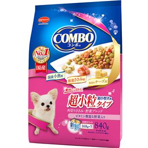 （まとめ）コンボ ドッグ 超小型犬用 角切りささみ・野菜ブレンド 840g【×12セット】【ペット用品・犬用フード】