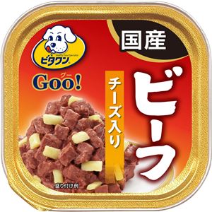 （まとめ）ビタワン グー ビーフ チーズ入り 100g【×96セット】【ペット用品・犬用フード】