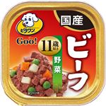 （まとめ）ビタワン グー ビーフ 野菜 11歳以上 100g【×96セット】【ペット用品・犬用フード】