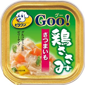 （まとめ）ビタワン グー 鶏ささみ さつまいも 100g【×96セット】【ペット用品・犬用フード】