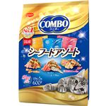 （まとめ）コンボ キャット シーフードアソート 600g【×12セット】【ペット用品・猫用フード】