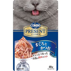 （まとめ）コンボ プレゼント キャット レトルト まぐろとかつお 40g【×84セット】【ペット用品・猫用フード】