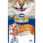 （まとめ）コンボ プレゼント キャット レトルト まぐろとかつお ほたて貝柱添え 40g【×84セット】【ペット用品・猫用フード】