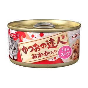 （まとめ）かつおの達人缶 おかか入り うまみスープ 80g【×48セット】【ペット用品・猫用フード】