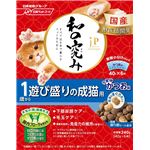 （まとめ）ジェーピースタイル 和の究み 1歳から 遊び盛りの成猫用 240g【×12セット】【ペット用品・猫用フード】