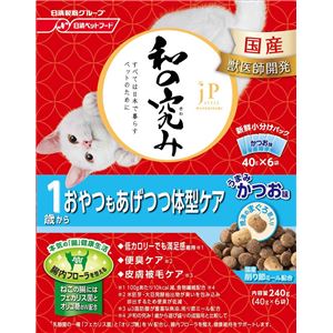 （まとめ）ジェーピースタイル 和の究み 1歳から おやつもあげつつ体型ケア 240g【×12セット】【ペット用品・猫用フード】