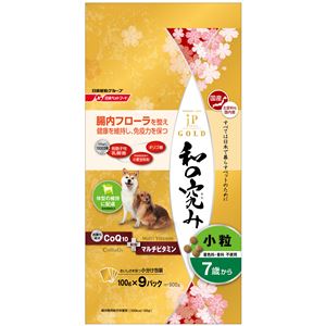 （まとめ）ジェーピースタイルゴールド 和の究み 小粒 7歳から 900g【×8セット】【ペット用品・犬用フード】