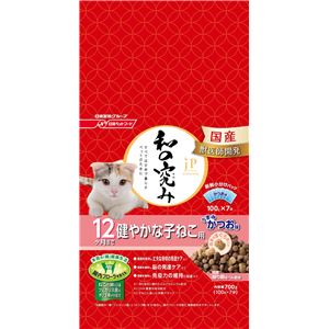 （まとめ）ジェーピースタイル 和の究み 12ヶ月まで 健やかな子ねこ用 700g【×12セット】【ペット用品・猫用フード】