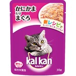 （まとめ）カルカン パウチ かにかま入りまぐろ 70g【×160セット】【ペット用品・猫用フード】