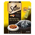 （まとめ）シーバ デュオ 香りのまぐろとクリーミーチーズ味 240g【×12セット】【ペット用品・猫用フード】