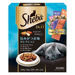 （まとめ）シーバ デュオ 旨みがつお味セレクション 240g【×12セット】【ペット用品・猫用フード】