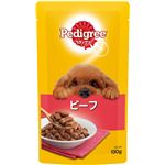 （まとめ）ペディグリー 成犬用 ビーフ 130g【×50セット】【ペット用品・犬用フード】