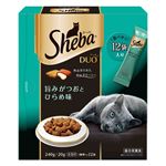 （まとめ）シーバ デュオ 旨みがつおとひらめ味 240g【×12セット】【ペット用品・猫用フード】