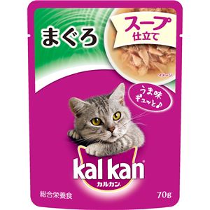 （まとめ）カルカン パウチ スープ仕立て まぐろ 70g【×160セット】【ペット用品・猫用フード】