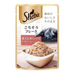 （まとめ）シーバ リッチ ごちそうフレーク 贅沢お魚ミックス かつお・サーモン入り 35g【×96セット】【ペット用品・猫用フード】