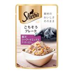 （まとめ）シーバ リッチ ごちそうフレーク 贅沢シーフードミックス サーモン・えび入り 35g【×96セット】【ペット用品・猫用フード】