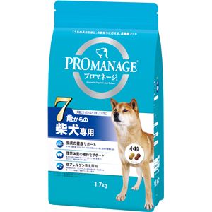 （まとめ）プロマネージ 7歳からの柴犬専用 1.7kg【×6セット】【ペット用品・犬用フード】