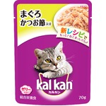 （まとめ）カルカン パウチ まぐろ かつお節入り 70g【×160セット】【ペット用品・猫用フード】