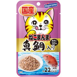 （まとめ）プレミアムねこまんまパウチ真鯛入 40g【×72セット】【ペット用品・猫用フード】