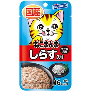 （まとめ）ねこまんまパウチ しらす入り 40g【×72セット】【ペット用品・猫用フード】