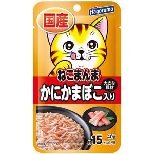 （まとめ）ねこまんまパウチ かにかまぼこ入り 40g【×72セット】【ペット用品・猫用フード】