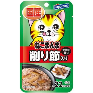 （まとめ）ねこまんまパウチ 削り節入り 40g【×72セット】【ペット用品・猫用フード】