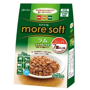 （まとめ）アドメイト more soft ラム シニア 400g（100g×4袋）【×12セット】【ペット用品・犬用フード】