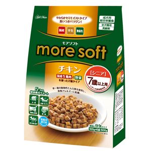 （まとめ）アドメイト more soft チキン シニア 600g（100g×6袋）【×12セット】【ペット用品・犬用フード】