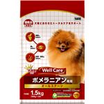 （まとめ）ウェルケア ポメラニアン専用 オールステージ 1.5kg【×4セット】【ペット用品・犬用フード】