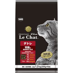 （まとめ）プロステージ ル・シャット デトレ 1.2kg（200g×6袋）【×6セット】【ペット用品・猫用フード】