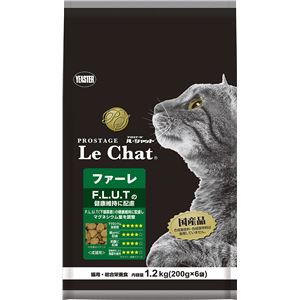 （まとめ）プロステージ ル・シャット ファーレ 1.2kg（200g×6袋）【×6セット】【ペット用品・猫用フード】