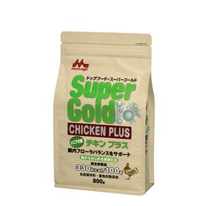 （まとめ）スーパーゴールド チキンプラス シニア犬用 800g【×12セット】【ペット用品・犬用フード】