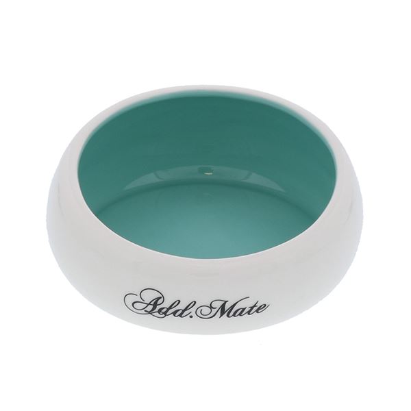 （まとめ）こぼれにくい陶器食器 M(×3セット) (犬猫用品/食器) b04