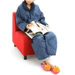 着る羽毛布団 U-MO（ウーモ） 着る羽毛ガウン ナイトブルー