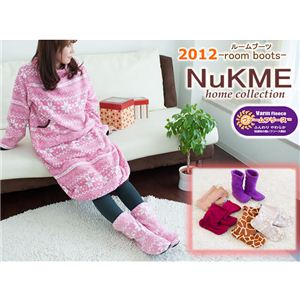 NuKME（ヌックミィ） 2012年Ver ルームシューズ Mサイズ ノルディックカラー アイボリー