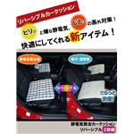 静電気除去カークッション リバーシブル 2枚組